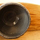Cache pot in bluish sandstone, signed