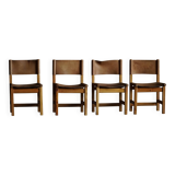 20th century, set of 4 "Kotka" dining chairs by Tomas Jelinek for IKEA, 1980s