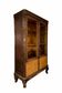 Art Deco display cabinet in oak with amber glass panels – 1930s