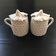 Pair of slipware pots