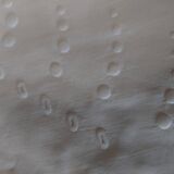 Old linen sheet, fine, embroidered with monogram BB, button closure, 72 x 7.