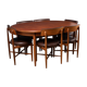 G plan fresco dining table & 6 chairs by victor wilkins 1960