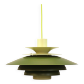 Green Danish Pendant Lamp | Kurt Wiborg Verona, 1970s Mid-Century