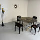Antique Italian design dining table by Alessandro Albrizzi from the 70s