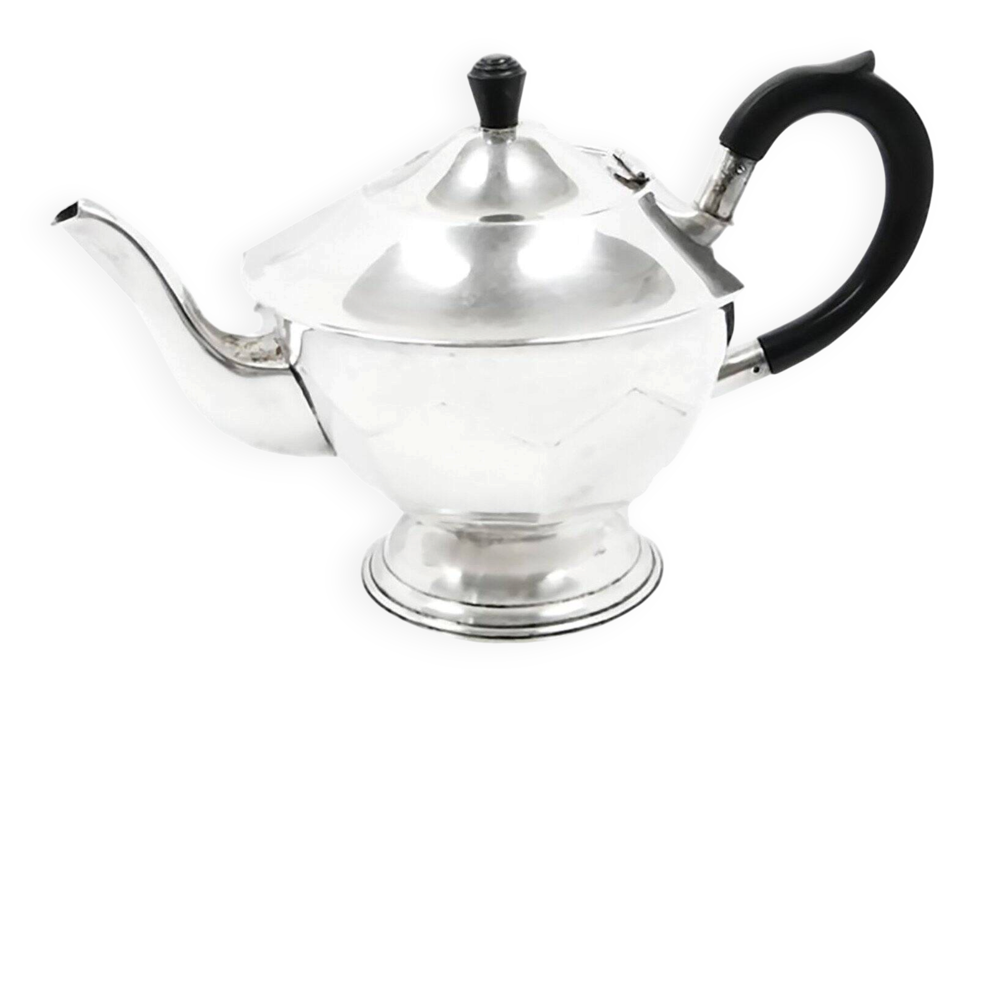 Plated brass coffee pot from Christofle, France, 1930s