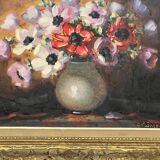 Clémence Biron. Still life with flowers.