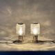 Pair of Mid-Century Chrome Table  Lamps, Kamenicky Senov, 1960's