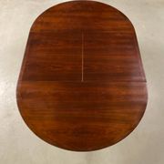 1960s MidCentury Round Extendable Rosewood Dining Table