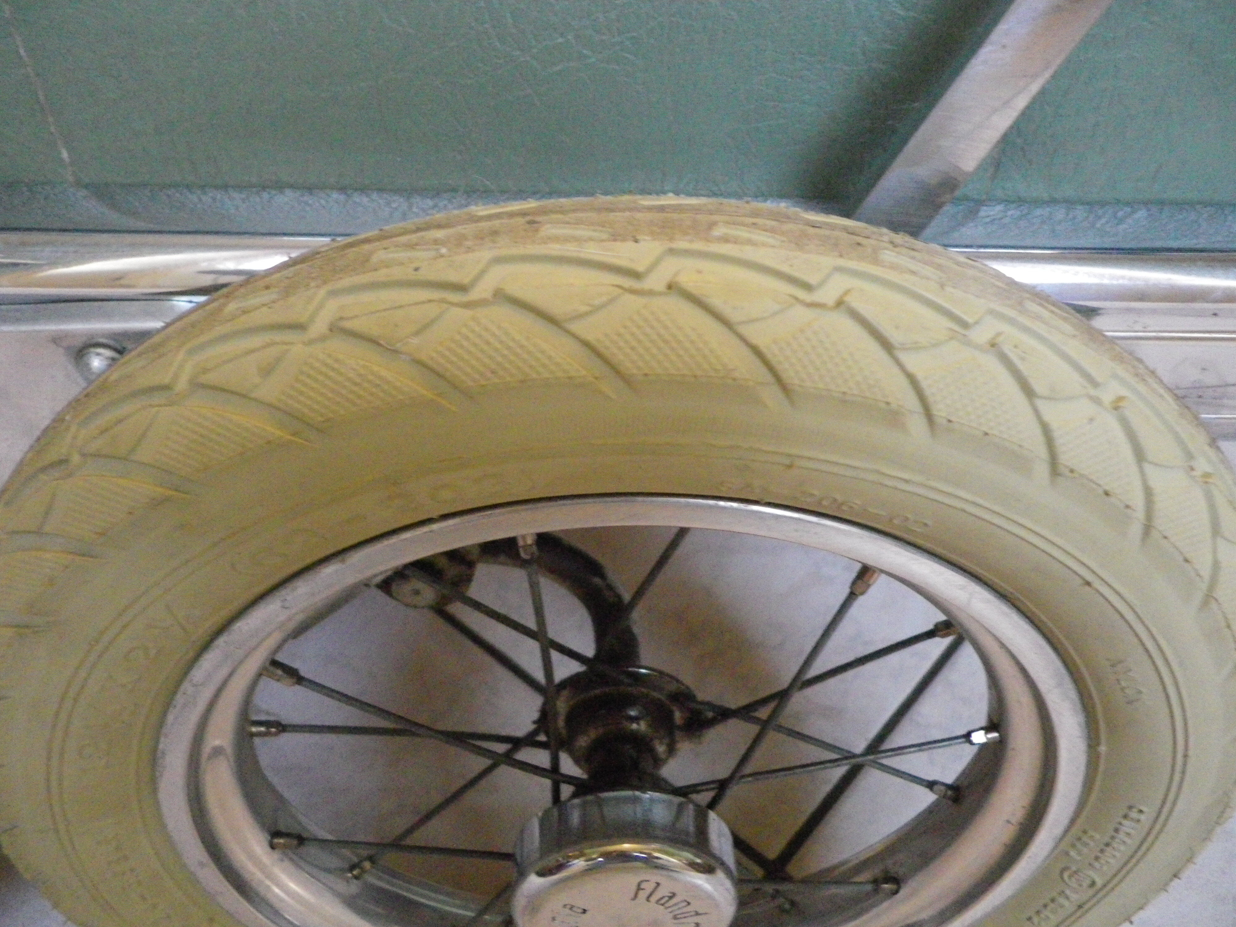 Landeau repliable d'origine de marque Flandria années 50