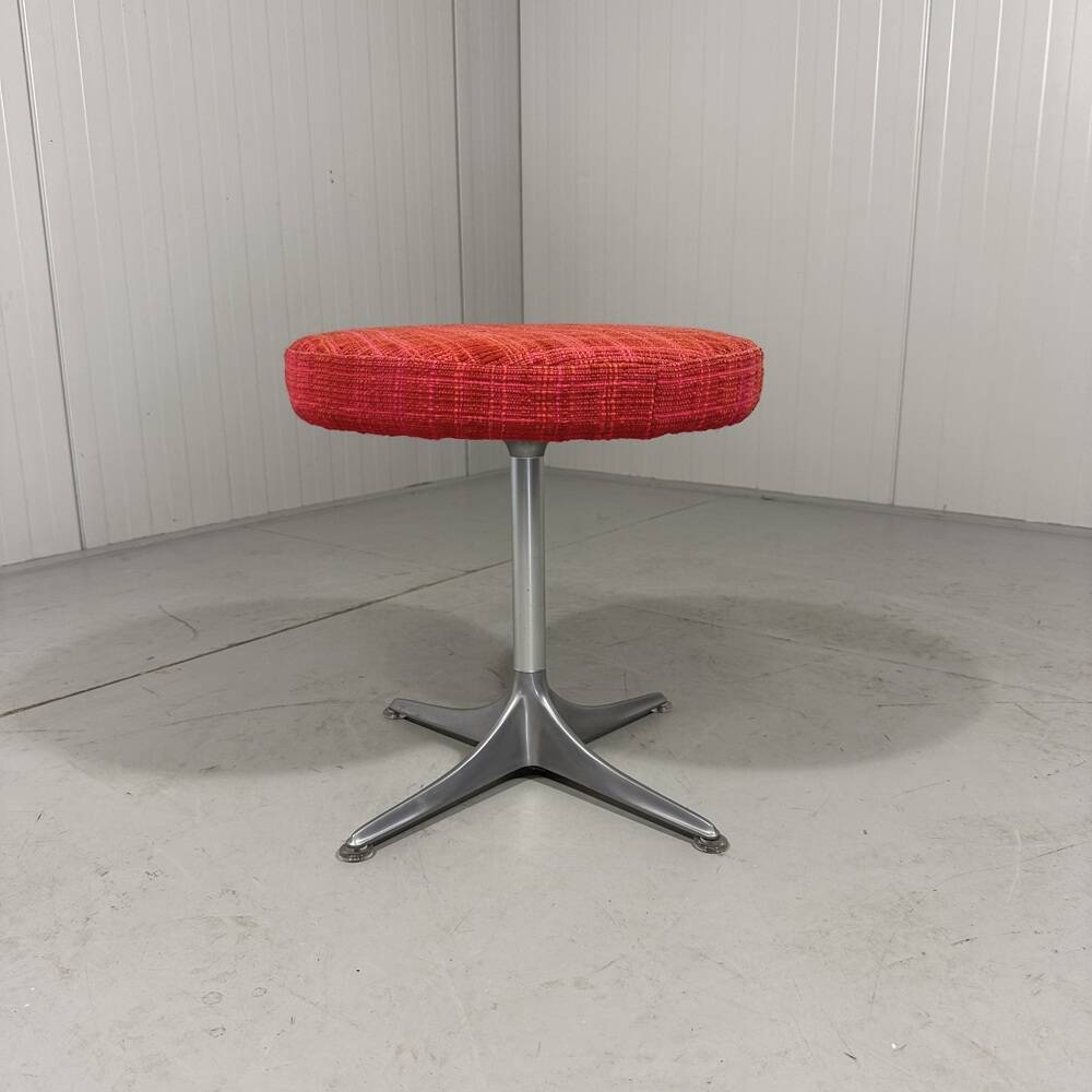 aluminium stool hocker by COR Germnany 1970,s