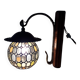 Retro wall light - Globe colored cloisonné glasses. - 1950-60