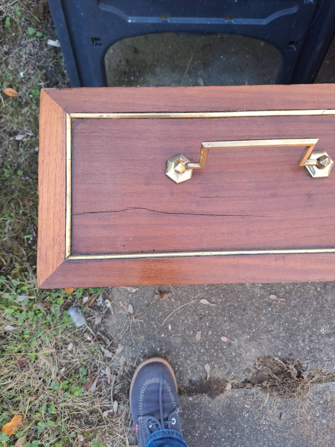 Louis XVI chest of drawers, mahogany, late 18th century, early 19th century