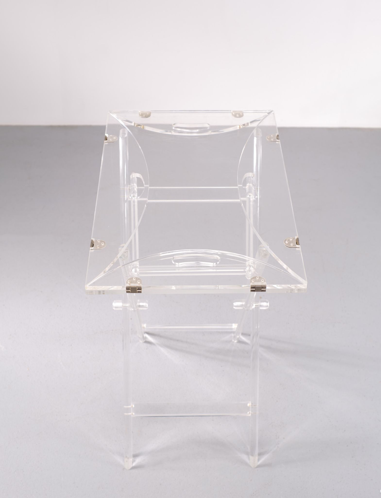 Table lucite, France, années 1970