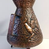 Vintage Copper Umbrella Stand Attr. to Angelo Bragalini, Italy