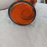 Ancien grand vase en verre soufflé
