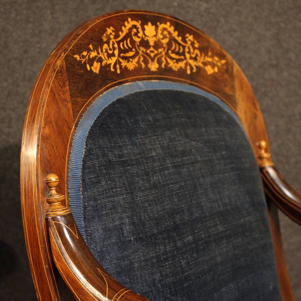 Pair of 19th century French Charles X armchairs