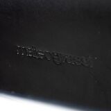 Pair of Matteo Grassi MG5 chairs in black leather and chrome