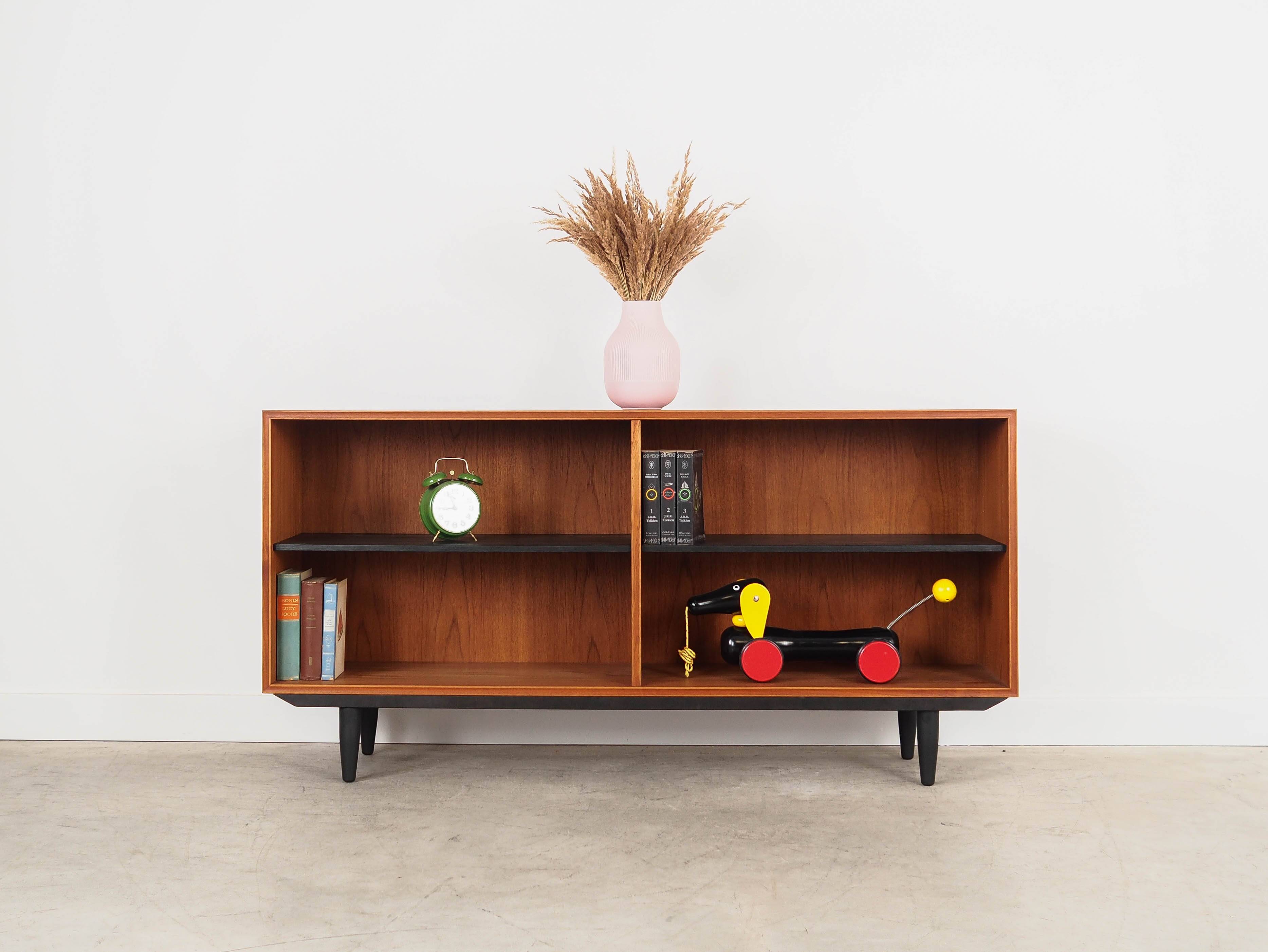 Teak bookcase, Danish design, 1970s, production: Denmark