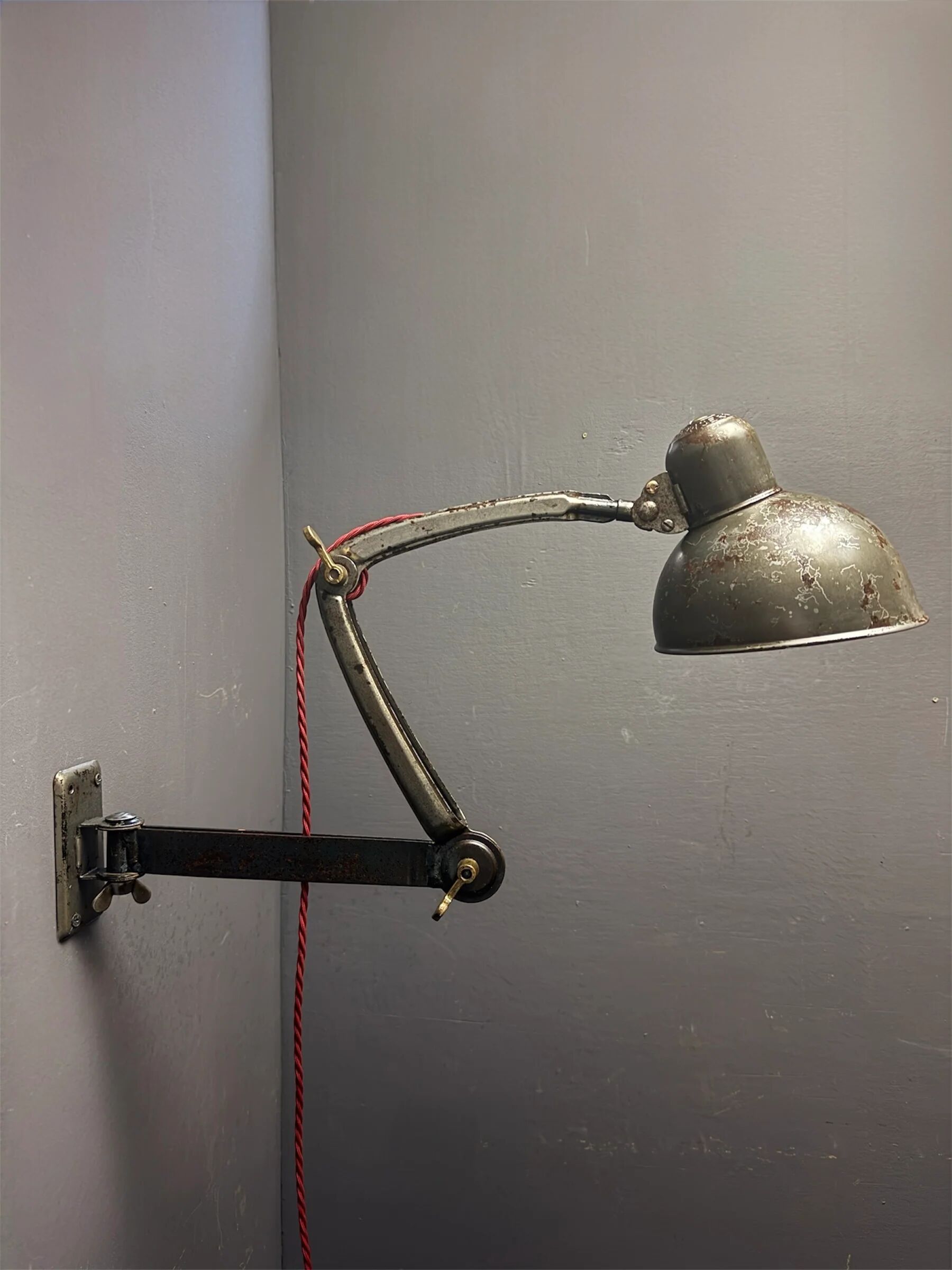 1930s Kaiser Idell Model 6716 Wall Lamp