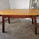Farmhouse table, in solid oak, chalet style