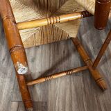 Paire de chaises bois