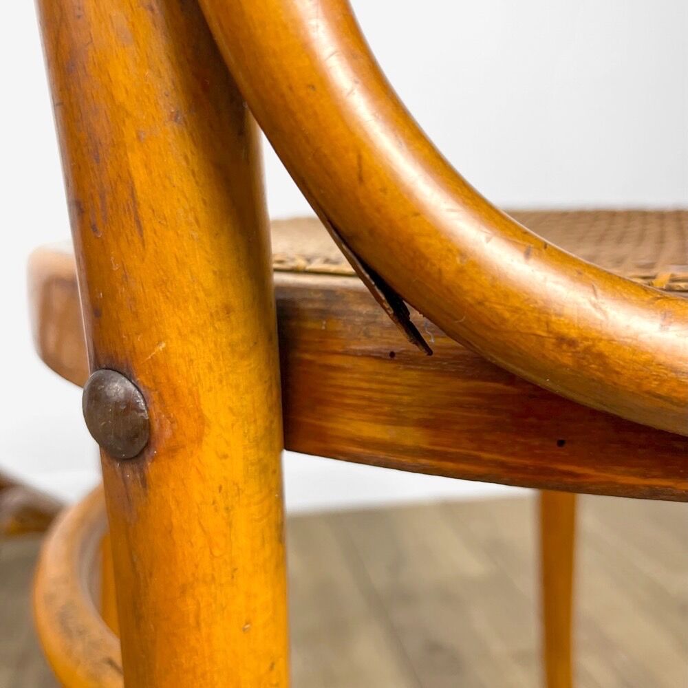 Pair of chairs bistro tanned Mundus Ungvar Ungarn 1900