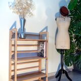 1960s folding bookseller's shelf