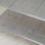 Chrome end table or console, Italy 1970