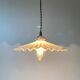 Pair of old vintage opaline pendant lamps