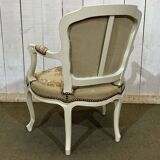 1970s Louis XV style cabriolet armchair