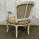 1970s Louis XV style cabriolet armchair