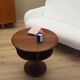 Oak coffee table, Italian design, 1960s, production: Italy