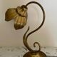 Brass flower lamp