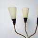 Mid century adjustable gooseneck floor lamp, Brussels period, 1960´s