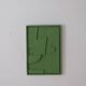 Smooth green Gaia painting 100x50 cm