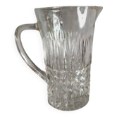 Molded glass pitcher