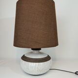 Large enamelled ceramic lamp 1970s