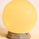 Plafonnier boule en opaline, Art Déco/industriel — années 1930-1950