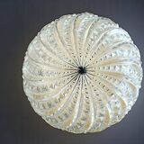 Mid Century clear glass si wall sconce lamp
