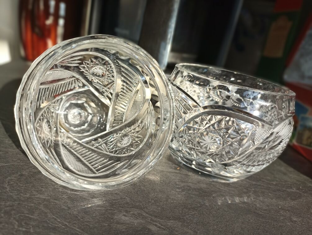 Candy-hood pear cut crystal