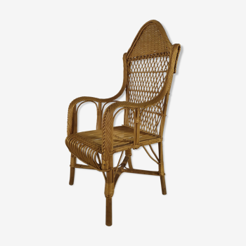 Rattan armchair