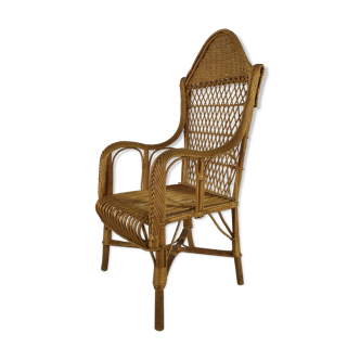 Rattan armchair