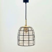 Mid-Century Modern Glass Pendant/Ceiling Light from Limburg, Germany, 1960s