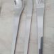 18 stainless steel Space Age place settings / Spoon Fork Knife