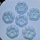 Set of 6 shell plates