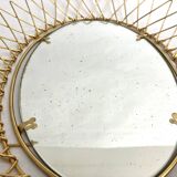 Erdecor Escaut retractable mirror tray • Gilded with fine gold • 1950