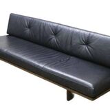 4-seater leather sofa bed
