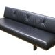 4-seater leather sofa bed