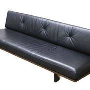 Canapé banquette 4 places en cuir