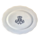 Old large oval dish Brown Westhead Moore & co monogram XIX